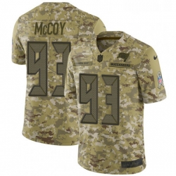 Mens Nike Tampa Bay Buccaneers 93 Gerald McCoy Limited Camo 2018 Salute to Service NFL Jersey