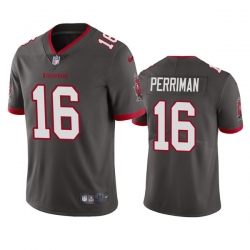 Men's Tampa Bay Buccaneers #16 Breshad Perriman Grey Vapor Untouchable Limited Stitched Jersey