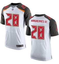 Nike Buccaneers #28 Vernon Hargreaves III White Mens Stitched NFL New Elite Jersey