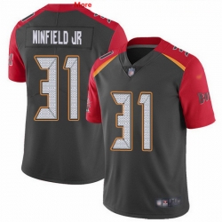 Nike Buccaneers 31 Antoine Winfield Jr  Gray Men Stitched NFL Limited Inverted Legend Jersey