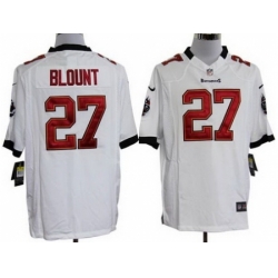 Nike Tampa Bay Buccaneers 27 LeGarrette Blount White Game NFL Jersey