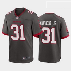 men antoine winfield jr. tampa bay buccaneers pewter alternate game jersey 