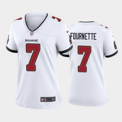 Women Nike Tampa Bay Buccaneers 7 Leonard Fournette White Vapor Limited Jersey