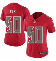 Womens Nike Tampa Bay Buccaneers 50 Vita Vea Limited Red Rush Vapor Untouchable NFL Jersey