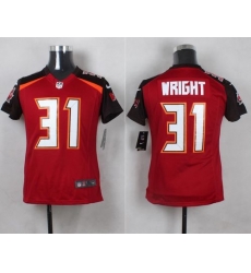 Nike Buccaneers #31 Major Wright Red Team Color Youth Stitched NFL New Elite Jersey