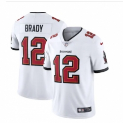 Youth Nike Tampa Bay Buccaneers 12 Tom Brady White Vapor Limited NFL Stitched Jersey