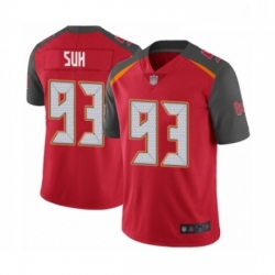 Youth Tampa Bay Buccaneers 93 Ndamukong Suh Red Team Color Vapor Untouchable Limited Player Football Jersey