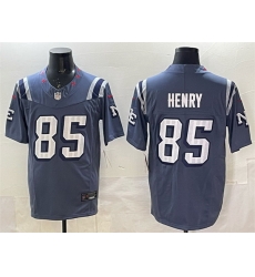 Men New England Patriots 85 Hunter Henry 2025 F U S E Rivalries Vapor Limited Stitched Football Jersey