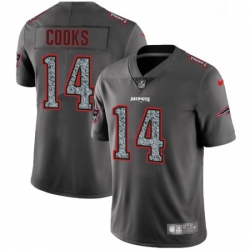 Mens Nike New England Patriots 14 Brandin Cooks Gray Static Vapor Untouchable Limited NFL Jersey