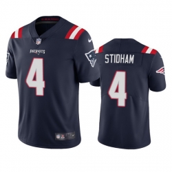 New England Patriots 4 Jarrett Stidham Men Nike Navy 2020 Vapor Limited Jersey