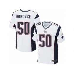 Nike New England Patriots 50 Rob Ninkovich White Elite NFL Jersey