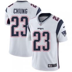 Nike Patriots #23 Patrick Chung White Mens Stitched NFL Vapor Untouchable Limited Jersey