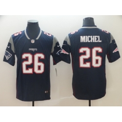 Nike Patriots 26 Sony Michel Navy Vapor Untouchable Limited Jersey