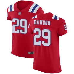 Nike Patriots #29 Duke Dawson Red Alternate Mens Stitched NFL Vapor Untouchable Elite Jersey