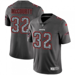 Nike Patriots #32 Devin McCourty Gray Static Mens NFL Vapor Untouchable Game Jersey