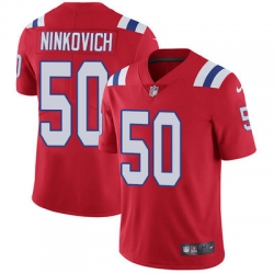 Nike Patriots #50 Rob Ninkovich Red Alternate Mens Stitched NFL Vapor Untouchable Limited Jersey