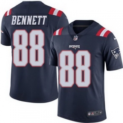 Nike Patriots #88 Martellus Bennett Navy Blue Mens Stitched NFL Limited Rush Jersey