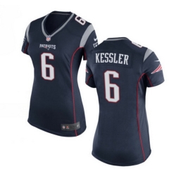 Women Patriots 6 Cody Kessler Navy Blue Team Football Vapor Untouchable Limited jerseys