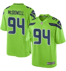 Nike Seahawks #94 Malik McDowell Green Mens Stitched NFL Limited Rush Jersey