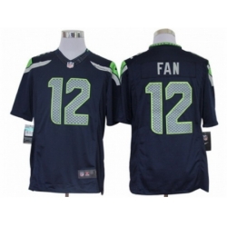 Nike Seattle Seahawks 12 Fan blue Limited NFL Jersey