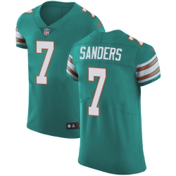 7 Elite Jason Sanders Aqua Green Nike NFL Alternate Mens Jersey Miami Dolphins Vapor Untouchable