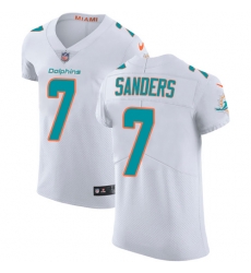 7 Elite Jason Sanders White Nike NFL Road Mens Jersey Miami Dolphins Vapor Untouchable