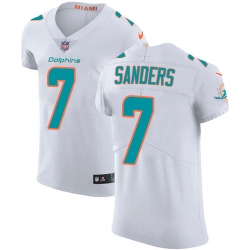 7 Elite Jason Sanders White Nike NFL Road Mens Jersey Miami Dolphins Vapor Untouchable