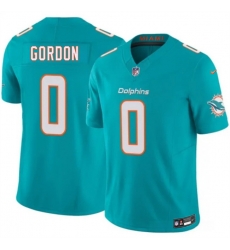 Men Miami Dolphins 0 Ollie Gordon Aqua 2026 F U S E Vapor Limited Stitched Football Jersey Men Miami Dolphins 0 Ollie Gordon Aqua 2026 F U S E Vapor Limited Stitched Football Jersey