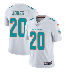 Nike Dolphins #20 Reshad Jones White Mens Stitched NFL Vapor Untouchable Limited Jersey