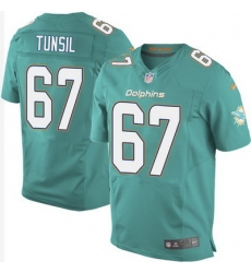 Nike Dolphins #67 Laremy Tunsil Aqua Green Team Color Mens Stitched NFL New Elite Jersey