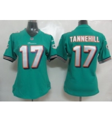 2012 Women Nike Miami Dolphins 17 Tannehill Jersey