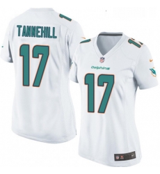 Womens Nike Miami Dolphins 17 Ryan Tannehill Game White NFL Jersey