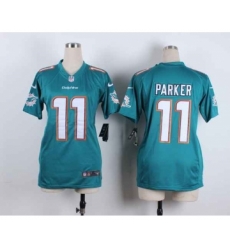 nike women nfl jerseys miami dolphins 11 parker green[nike][parker]