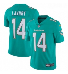 Youth Nike Miami Dolphins 14 Jarvis Landry Elite Aqua Green Team Color NFL Jersey