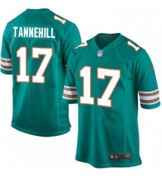 Youth Nike Miami Dolphins 17 Ryan Tannehill Game Aqua Green Alternate NFL Jersey