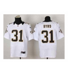 Nike New Orleans Saints 31 Jairus Byrd White Elite NFL Jersey