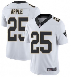 Nike Saints 25 Eli Apple White Vapor Untouchable Limited Jesey