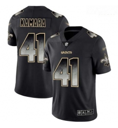 Saints 41 Alvin Kamara Black Men Stitched Football Vapor Untouchable Limited Smoke Fashion Jersey