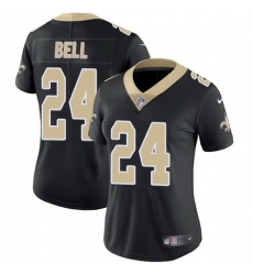 Nike Saints #24 Vonn Bell Black Team Color Womens Stitched NFL Vapor Untouchable Limited Jersey