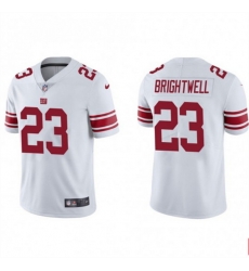 Men's New York Giants #23 Gary Brightwell White Vapor Untouchable Limited Stitched Jersey