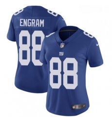 Womens Nike New York Giants 88 Evan Engram Royal Blue Team Color Vapor Untouchable Limited Player NFL Jersey