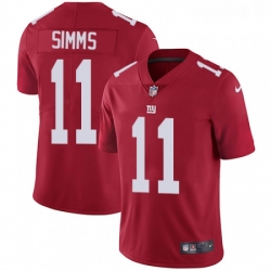 Youth Nike New York Giants 11 Phil Simms Elite Red Alternate NFL Jersey