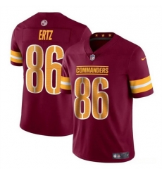 Men Washington Commanders 86 Zach Ertz Burgundy Vapor Limited Stitched Football Jersey