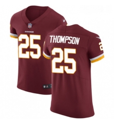 Mens Nike Washington Redskins 25 Chris Thompson Elite Burgundy Red Team Color NFL Jersey