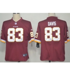 Nike Washington Redskins 83 Fred Davis Red Game NFL Jersey