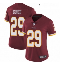 Womens Nike Washington Redskins 29 Derrius Guice Burgundy Red Team Color Vapor Untouchable Elite Player NFL Jersey