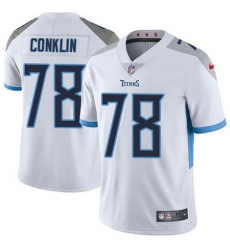 Nike Titans #78 Jack Conklin White Youth Stitched NFL Vapor Untouchable Limited Jersey