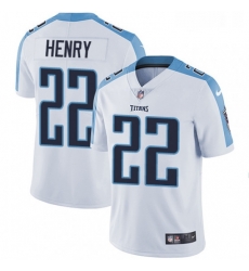 Youth Nike Tennessee Titans 22 Derrick Henry White Vapor Untouchable Limited Player NFL Jersey