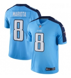 Youth Nike Tennessee Titans 8 Marcus Mariota Elite Light Blue Team Color NFL Jersey