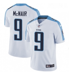 Youth Nike Tennessee Titans 9 Steve McNair White Vapor Untouchable Limited Player NFL Jersey